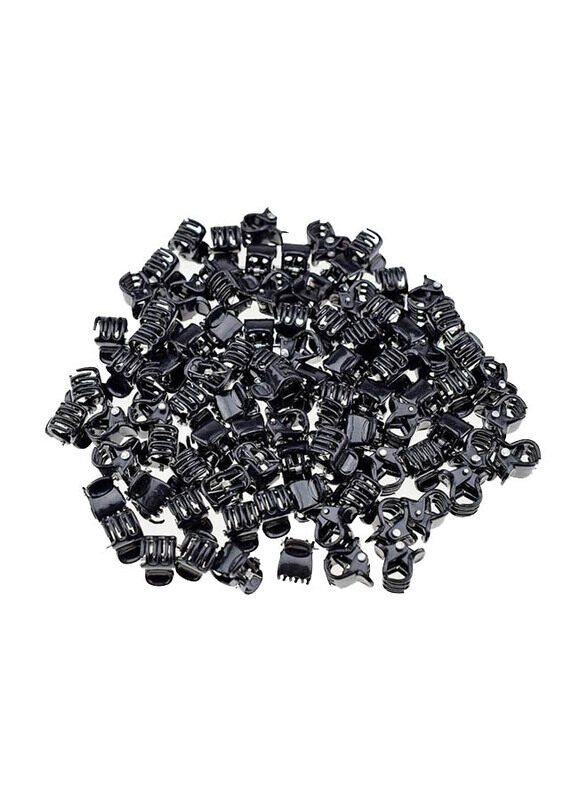 

Generic 1cm Plastic Mini Claws Clip for All Hair Types, 100 Pieces, Black