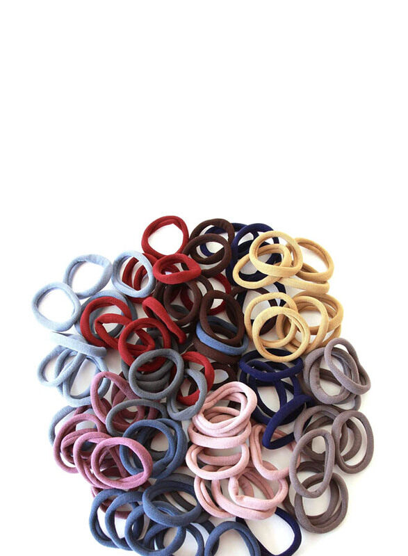 

Generic Thick Colored Hair Ties for All Hair Types, 100 Pieces