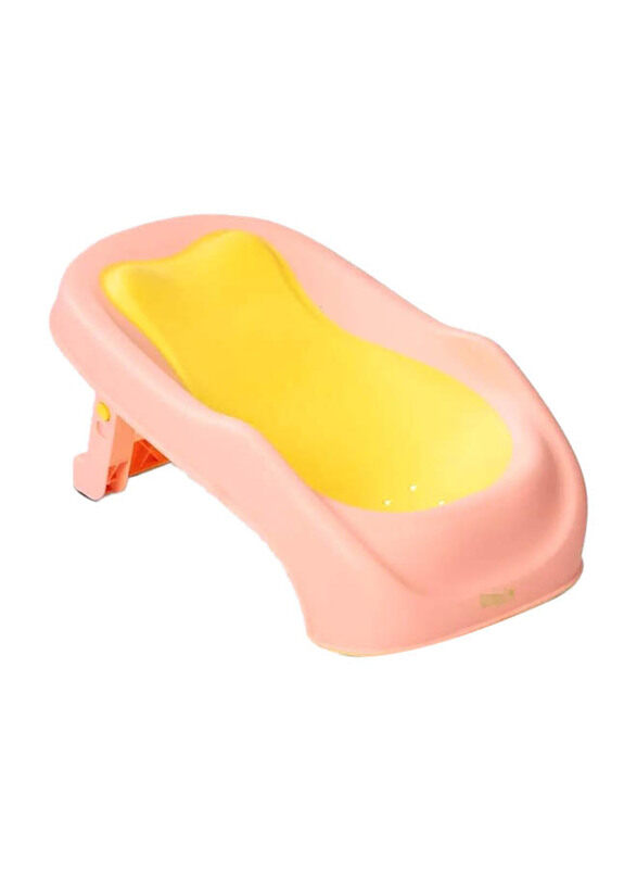 

Generic Foldable Training Seat with Anti Slip Baby Bather with 2 Position Recline, Pink
