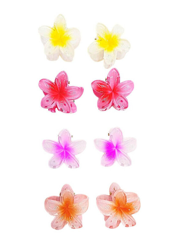 

Generic Flora Flower Hair Clip for All Hair Types, 8 Pieces