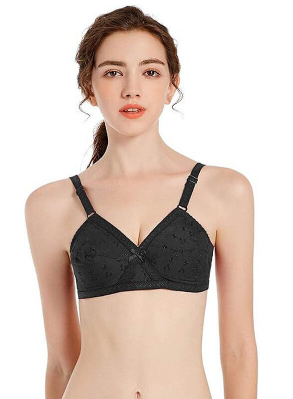 

Generic Ladies Brassiers Dhabeena Bra, Black, 75C