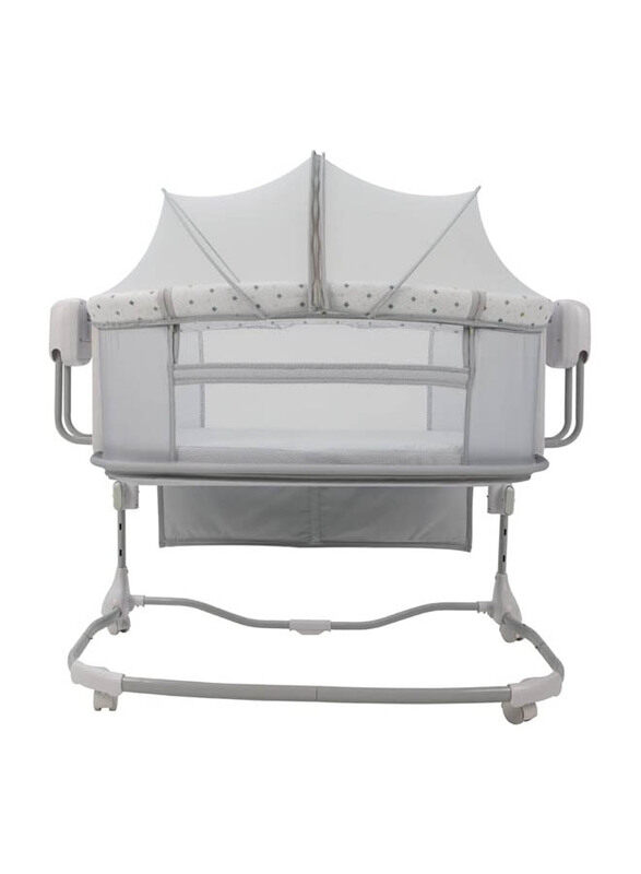 

Mastela 3 in 1 Electric Swing Bedside Crib Intelligent Baby Bassinet Beside Sleeper Cradle, Multicolour