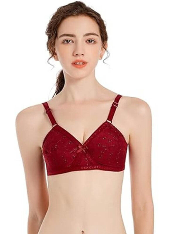 

Dhabeena Lace Underwire Bra, 42B, Maroon