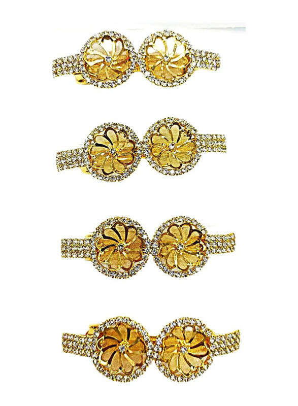 

Generic Golden Leaf Hair Clips for All Hair Types, 4 Pieces