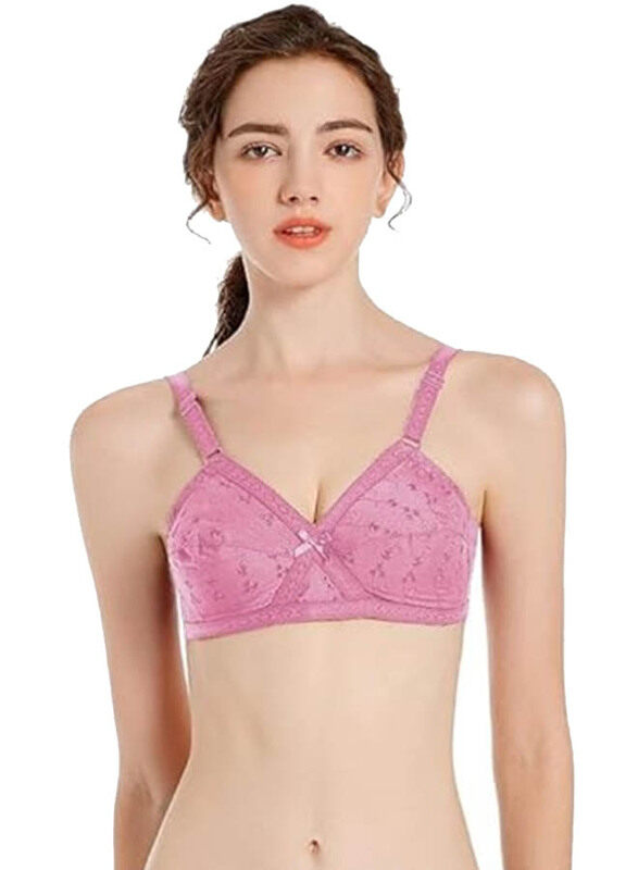 

Dhabeena Radiant Lace Bliss Underwire Bra, 38B, Rose