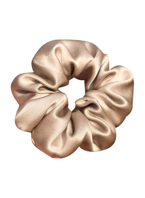 

Mommesilk Pure Silk Large Elastic Hair Ties Scrunchies for All Hair Types, 1 Piece