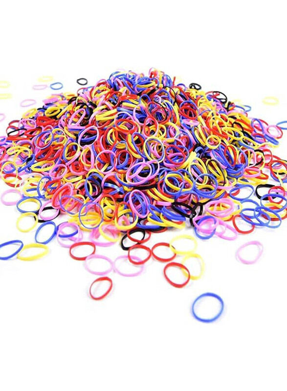 

Morgles Mini Elastic Rubber Hair Band for All Hair Types, 1000 Pieces