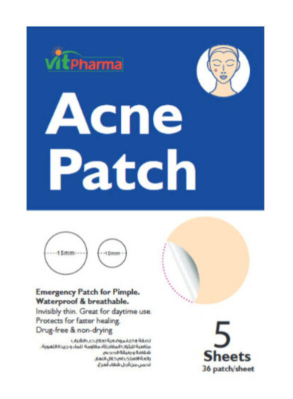 

Vitpharma Invisible Acne Patch, 5 Sheets