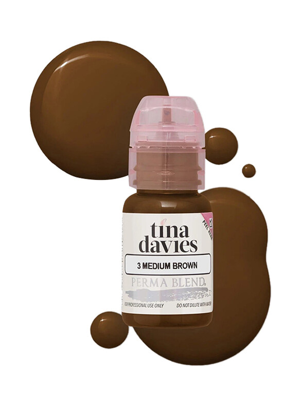 

Perma Blend Tina Davies Eyebrow Colour, 15ml, Medium Brown