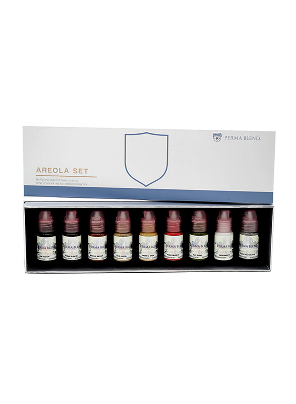 

Perma Blend Areola Pigments Set, 8 Bottles x 15ml, Multicolour