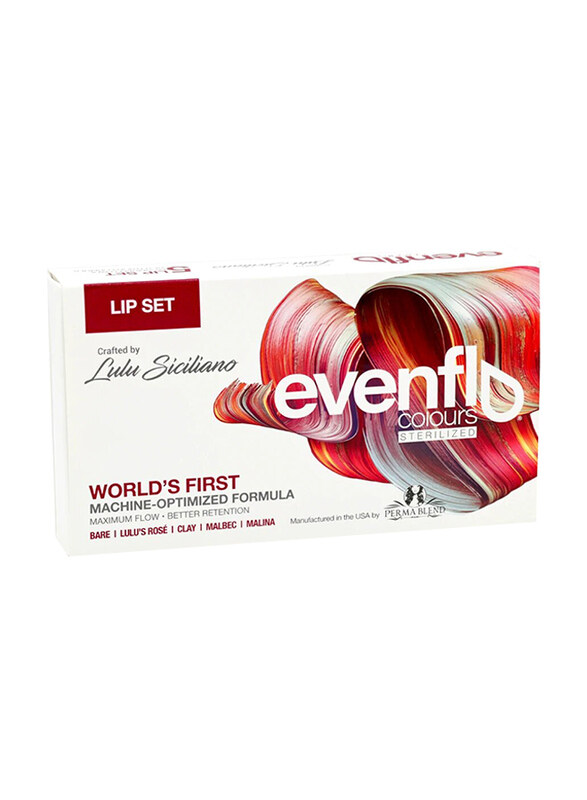 

Perma Blend Evenflo Lip Pigments Set, 5 Bottles x 15ml, Multicolour