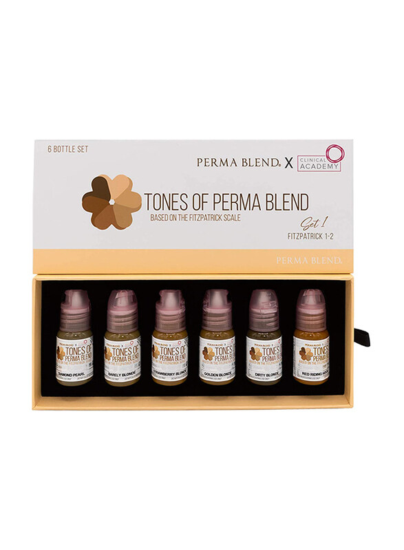 

Perma Blend Fitz 1-2 Tones Makeup Set, 6 Pieces x 15ml, Multicolour