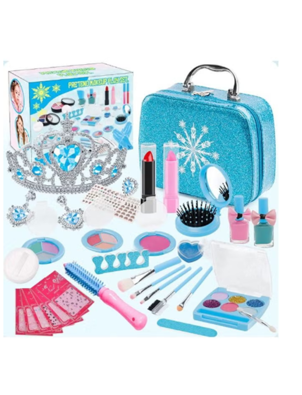 

Generic Kids Makeup Kit, 32 Pcs, Washable Makeup Toys for Girls