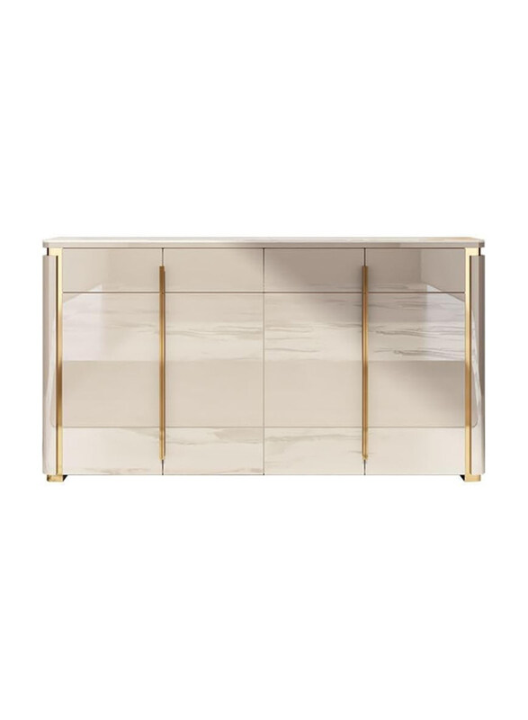 

AWD 8 Tier Large Capacity Adjustable with 4 Drawers Free Standing Shoe Cabinet, Off White