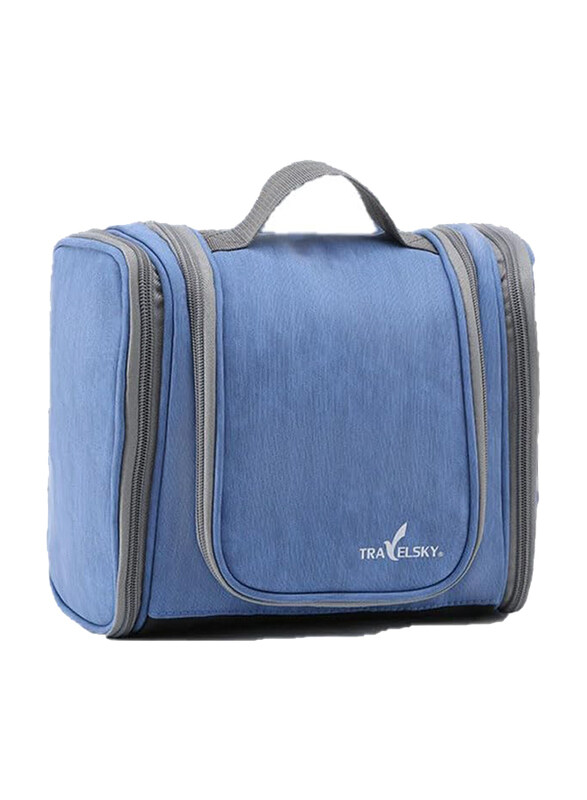 

AWD PU Leather Travel Toiletry Bag, Sea Blue