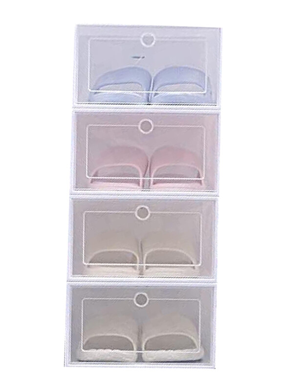 

Generic Plastic 12 Pack Storage Shoes Container, Light Blue