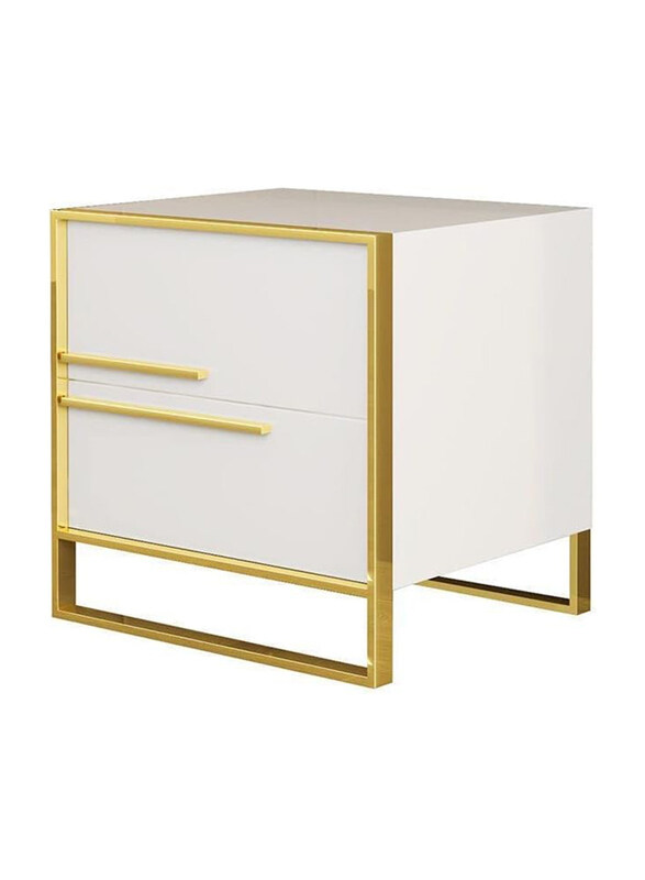 

AWD Solid Wood Nightstand Bedside Table, White