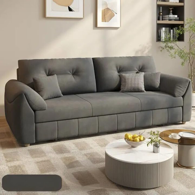 

AWD Retractable Sofa Come Bed, Dark Grey