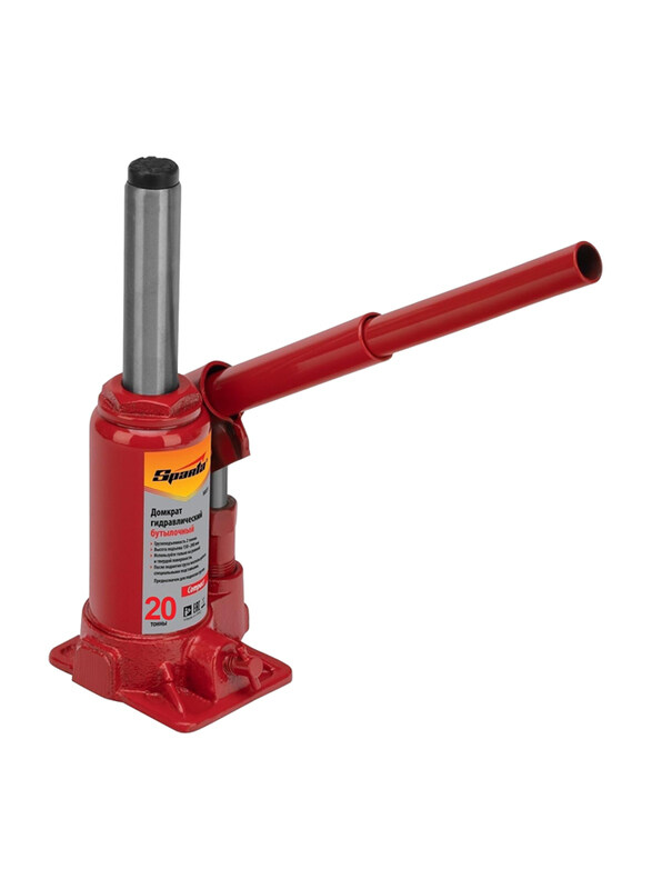 

Sparta Hydraulic Bottle Jack, 20 Tons, 50338, Red
