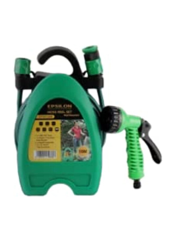 

HTE Epsilon Wall Mounted Hose Reel Set, Green