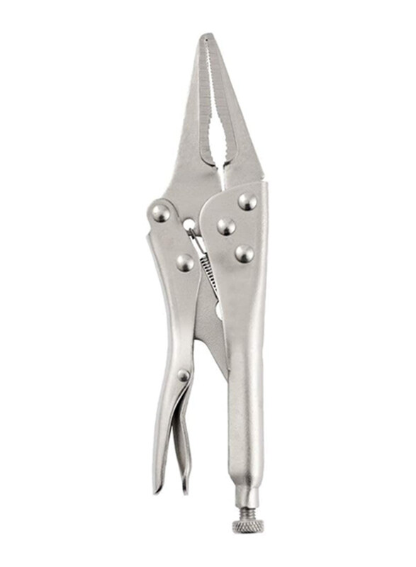 

Generic 220mm Long Nose Locking Pliers, 7718424, Silver