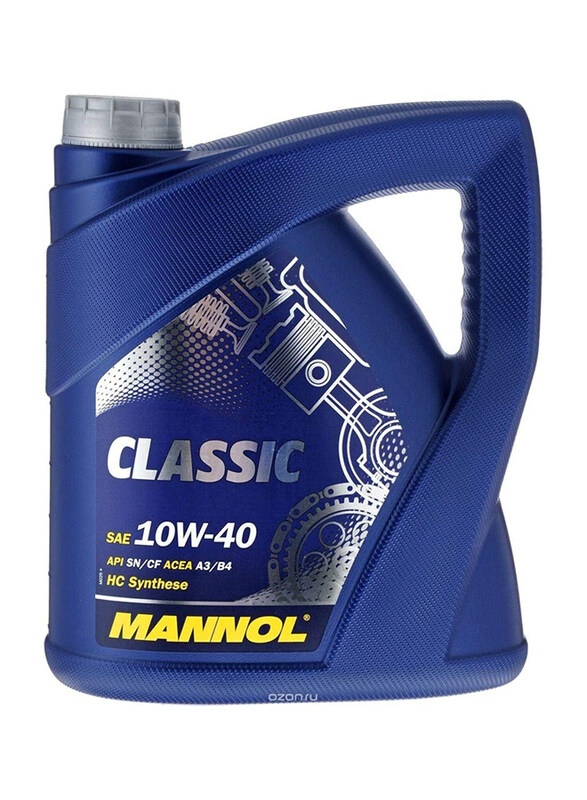 

Mannol 4 Liters 7501 Classic 10W-40 API SN/CH-4 Auto Oil, Blue