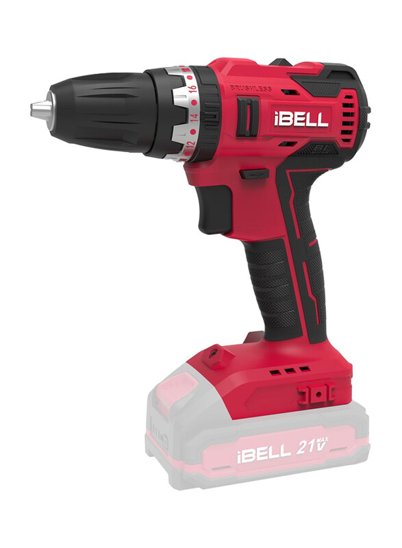 

iBell One Power Series Cordless Impact Drill Brushless, BD20-38, Red