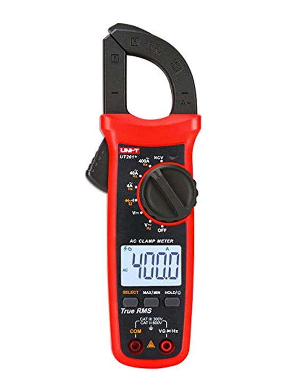 

Uni-T Digital Clamp Meter, Ut201, Black/Red
