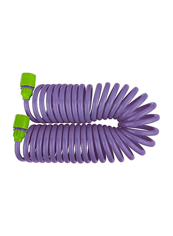 

Palisad 1-Piece Garden and Villas Spiral Hose Plastic Accessories, Purple