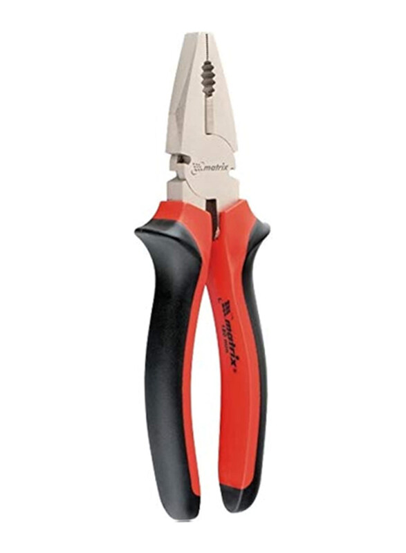 

Mtx 200mm 2 Component Handles Nickel Plated Pliers, Black/Red