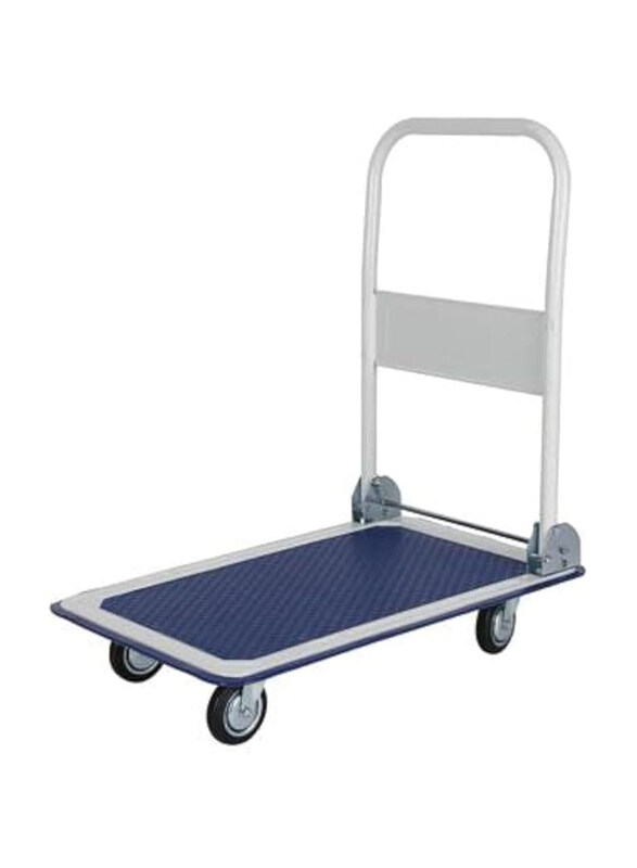 

Geepas Platform Hand Trolley, 150 Kg, GMH59316, Silver/Blue