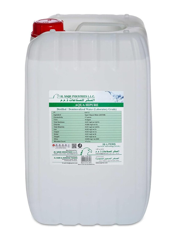

Aqua 20 Liters Distilled Water, White