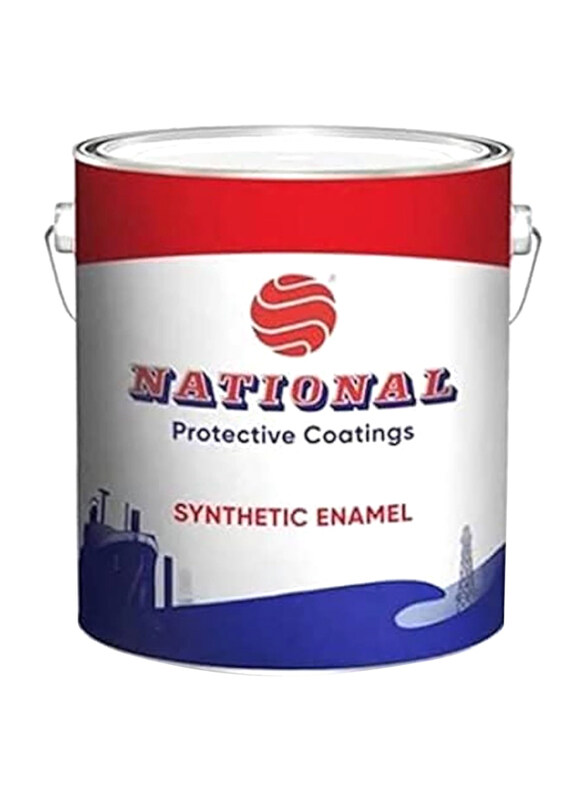 

National Paints Flat Matt Paint, 1 Liter, Black