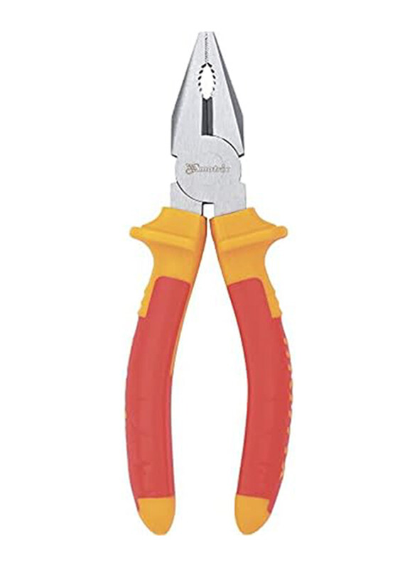 

Generic 200mm Insulated Combination Pliers, 169059, Yellow/Red