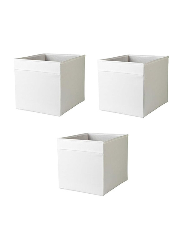 

Ikea 3-Piece Drona Box, White
