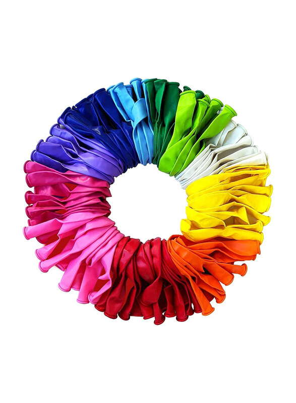 

Generic Rhinmofos Latex Balloons, 100 Pieces, 12 Inch, Multicolour