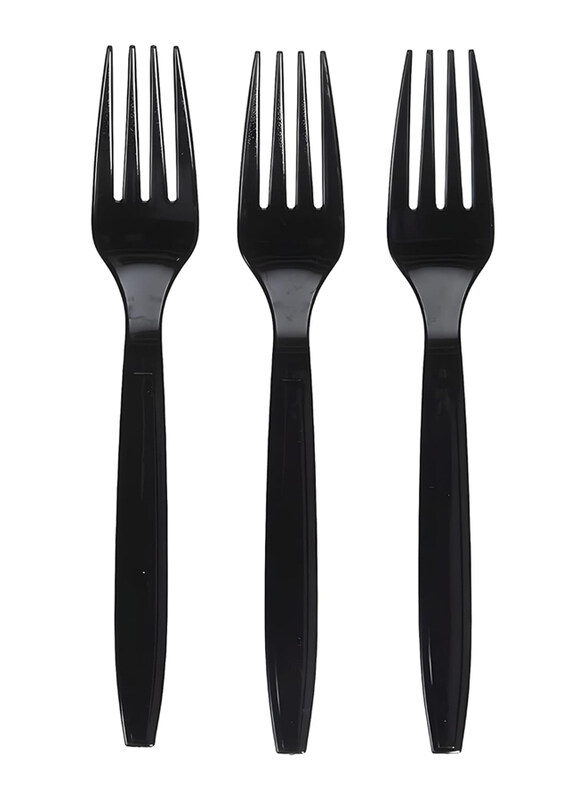 

Generic Disposable Plastic Fork, 200 Pieces, Black