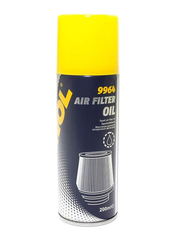 

Mannol 200ml 9964 Germany Air Filter Oil, Blue/Yellow