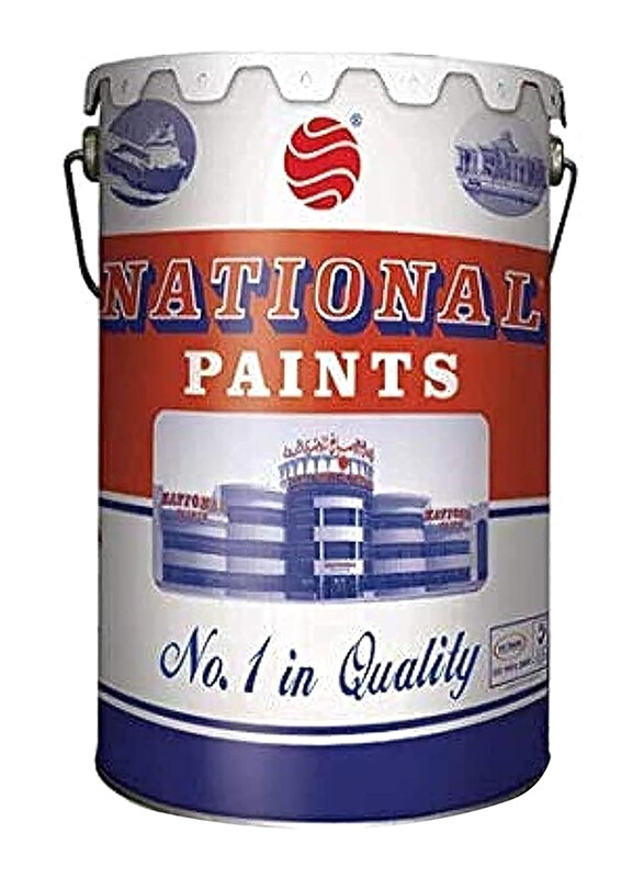 

National Paints Emulsion Water Base Paint, 3.6 Liter, 805 Mushroom