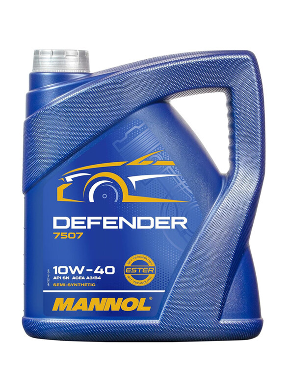 

Mannol 4 Liters Defender 10W40 Sl/Cf Oil, Blue
