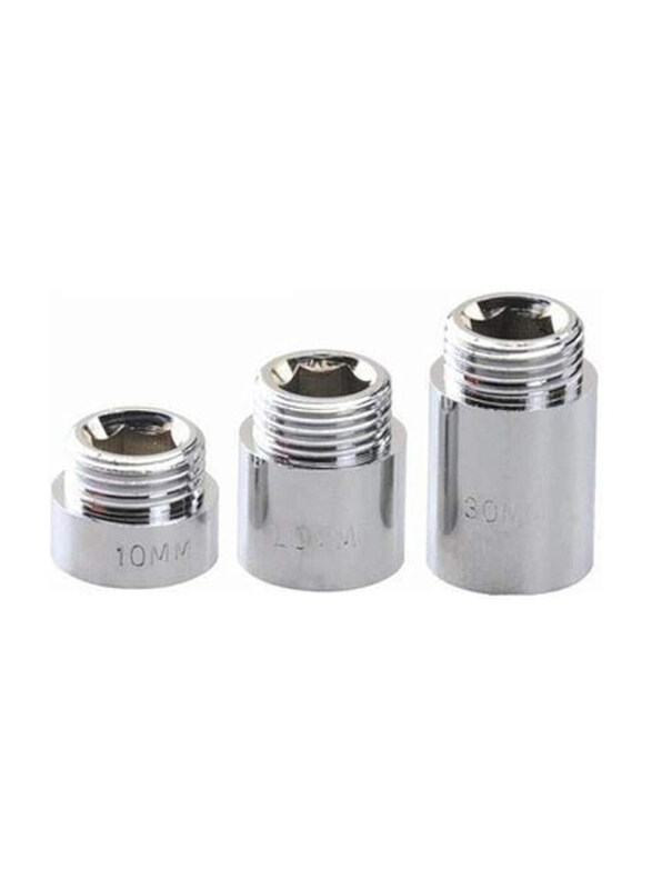 

Generic 1/2 Inch x 25mm Extension Nipple, Silver