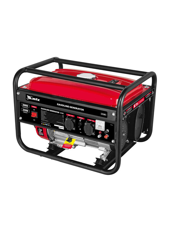 

MTX Gasoline Generator, BS-3000, Red/Black