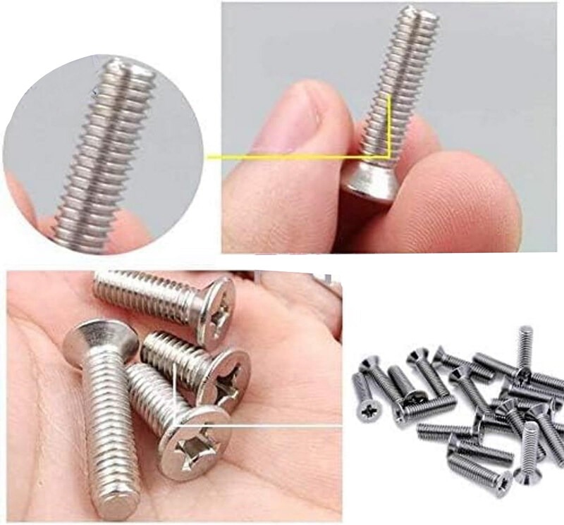 

HTE 25-Piece Machine Screw, M3.5 X 30mm, Silver