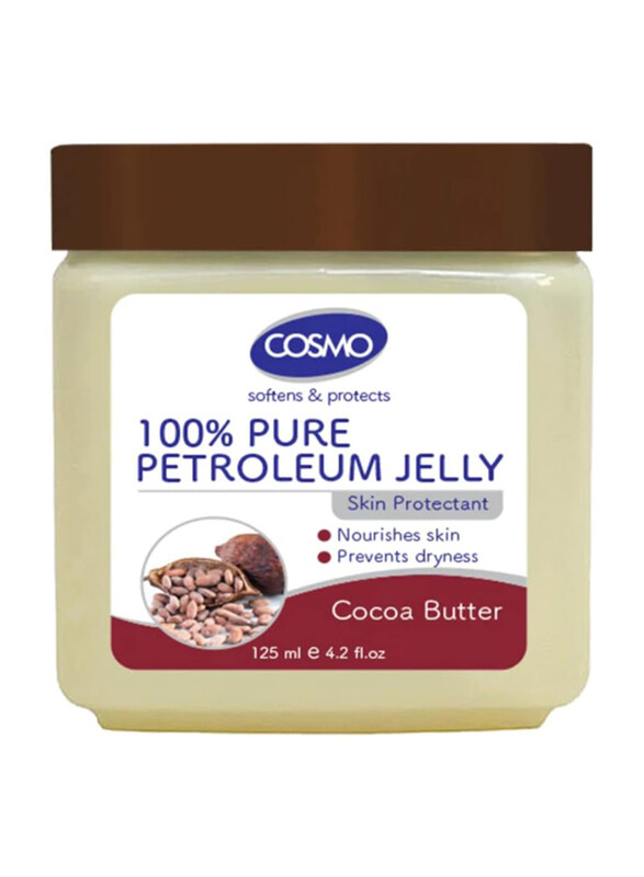 

Cosmo Designs Cocoa Butter 100% Pure Petroleum Jelly, 125 ml