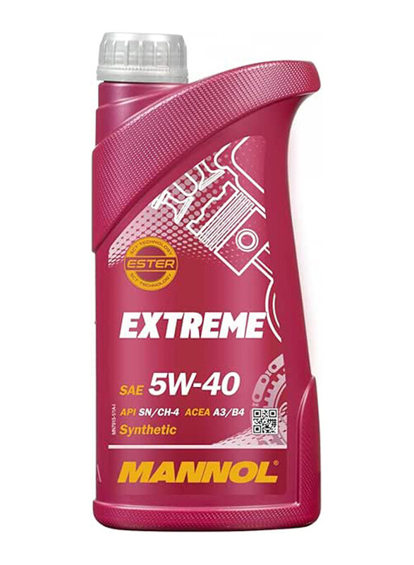 

Mannol 1 Liter 7915 Extreme 5W-40 Germany Synthetic Engine Oil, Pink