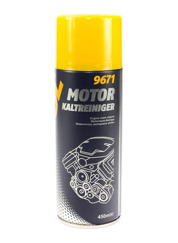 

Mannol 450ml 9671 Motor Kaltreiniger Engine Room Cleaner, Blue/Yellow