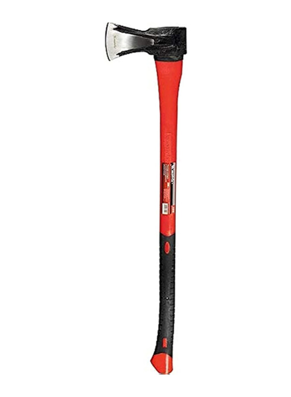 

MTX Chopper Axe with Wedge-shaped Blade & Rubber-coated Fiberglass Handle, 218169, Red