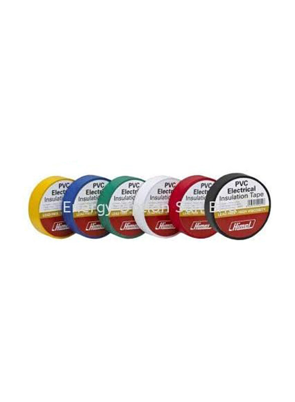 

Himel 5-Piece 10-Meter Insulation Electric Tape, Multicolour