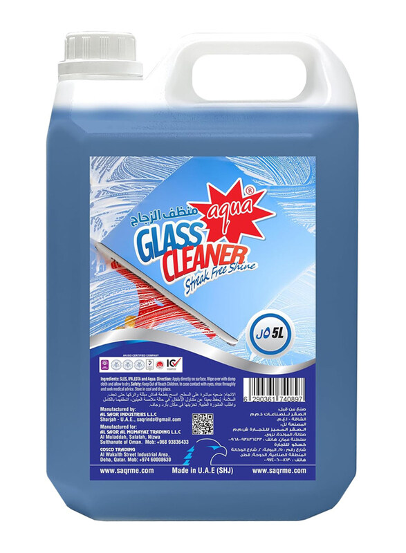 

Aqua Glass Cleaner Liquid, 5 Litter