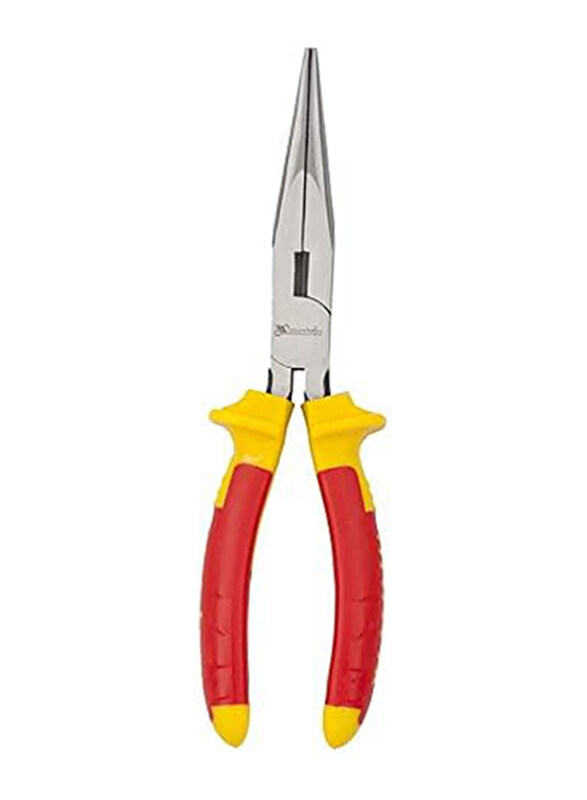 

Generic 200mm Insulated Long Nose Pliers, 171039, Yellow/Red